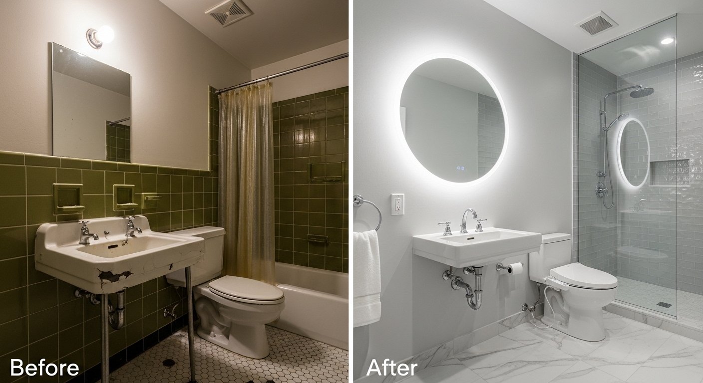 Slippery bathroom floor upgrade