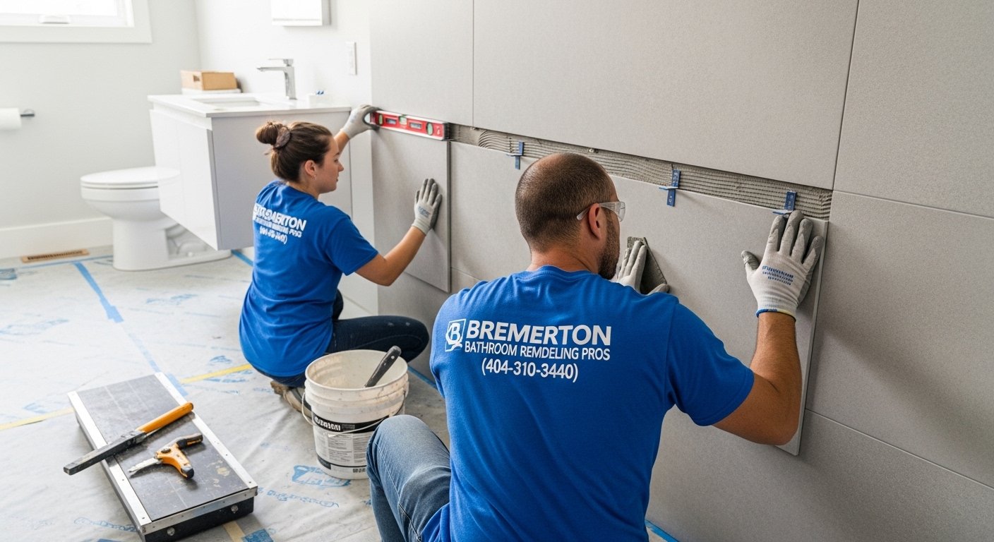 Bathroom remodeling crew in Bremerton
