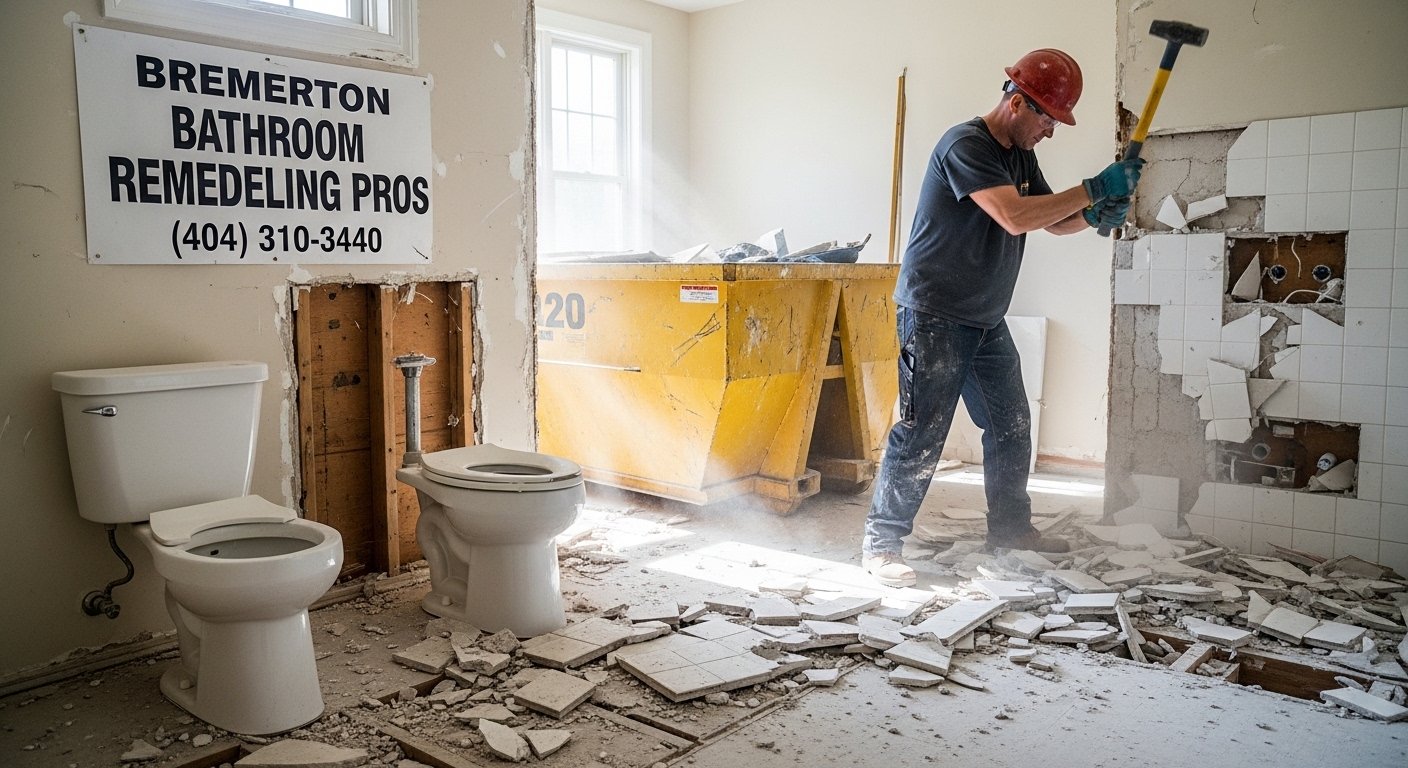 Floor collapsing near toilet or tub