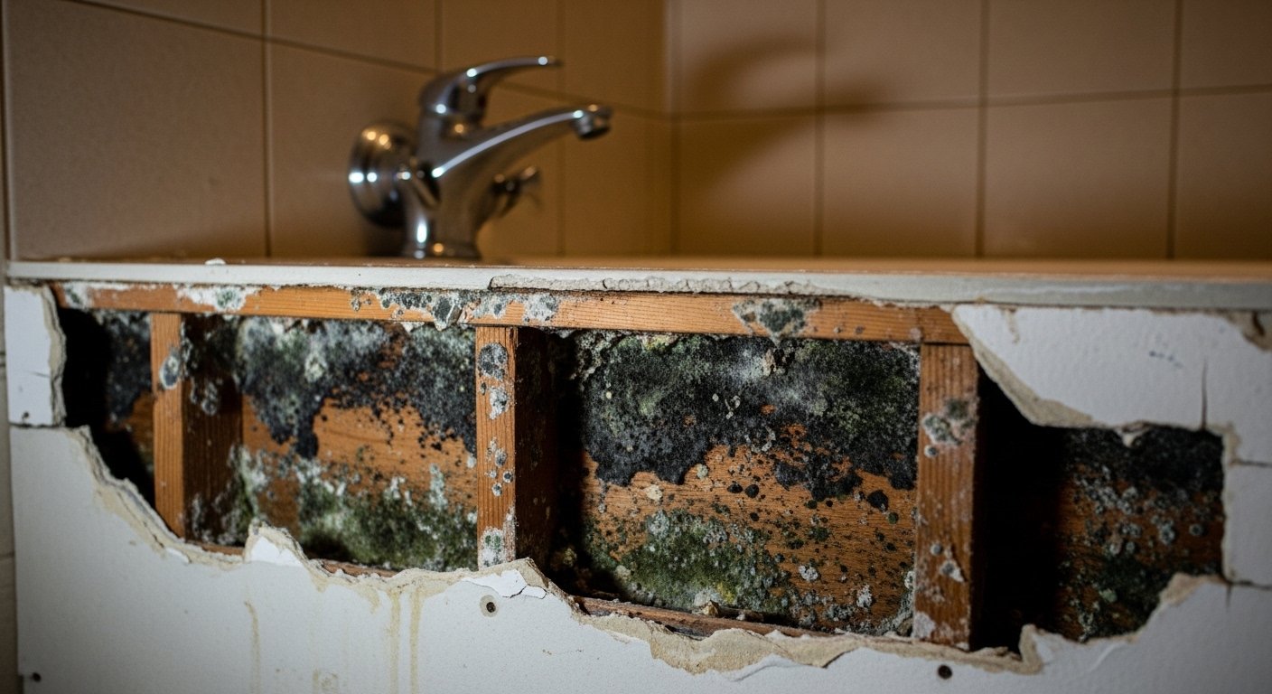 Soft bathroom floor repair